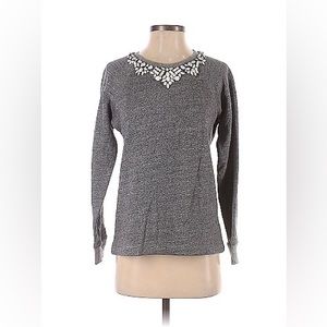 J. Crew Embellished Beaded Sweatshirt